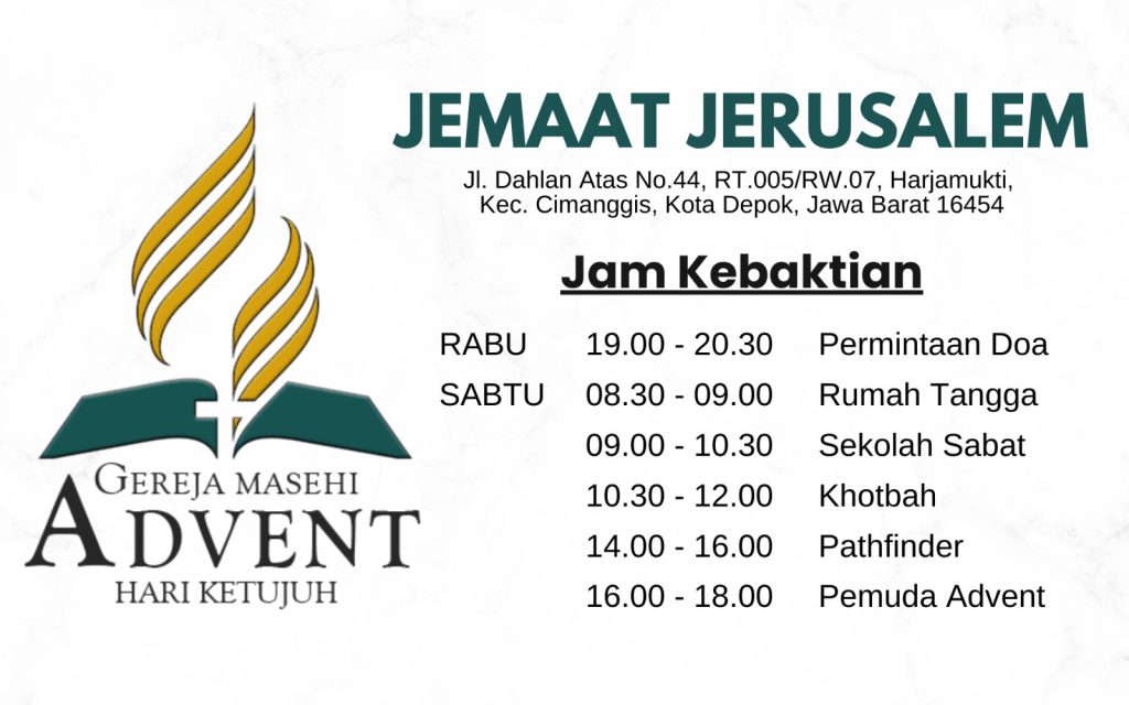 jadwal ibadah GMHAK Jemaat Jerusalem